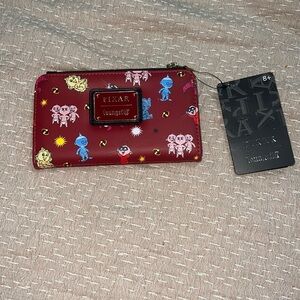 Loungefly Pixar The Incredibles Jack-Jack Red Faux Leather Bifold Wallet NWT